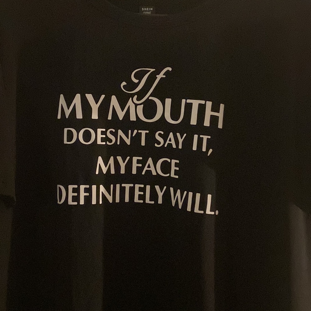 NWOT Plus Size Black Top 3X - Picture 2 of 4
